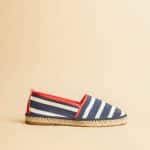 Kentti Espadrilles Rayées Toile Plat Homme Noir 41 EU Kentti Espadrilles Rayées Toile Plat Homme Noir 41 EU