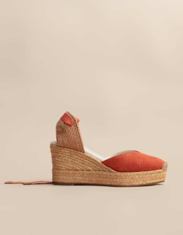 Espadrilles Compensées San Marina Marron Taille 37 - Occasion - Style Wedge