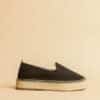 Espadrilles Femme Suède Marron Fabriquées en Espagne
